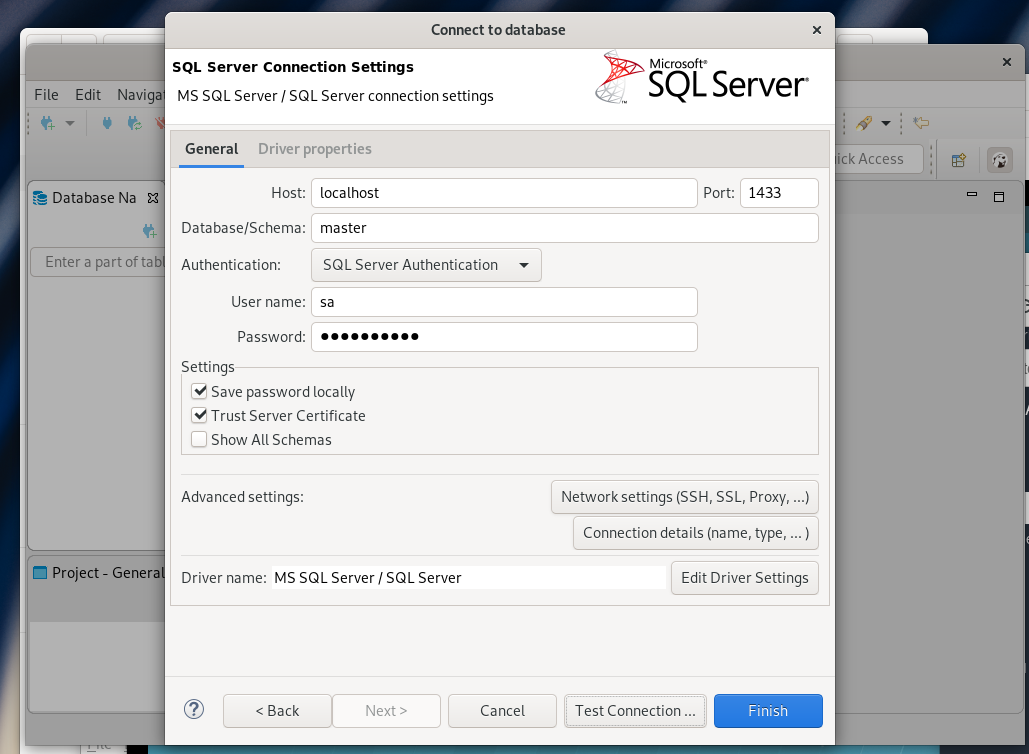 Connect to SQL Server