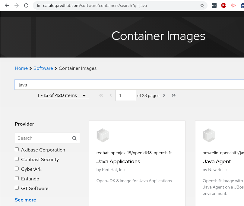 OpenJDK8 Container
